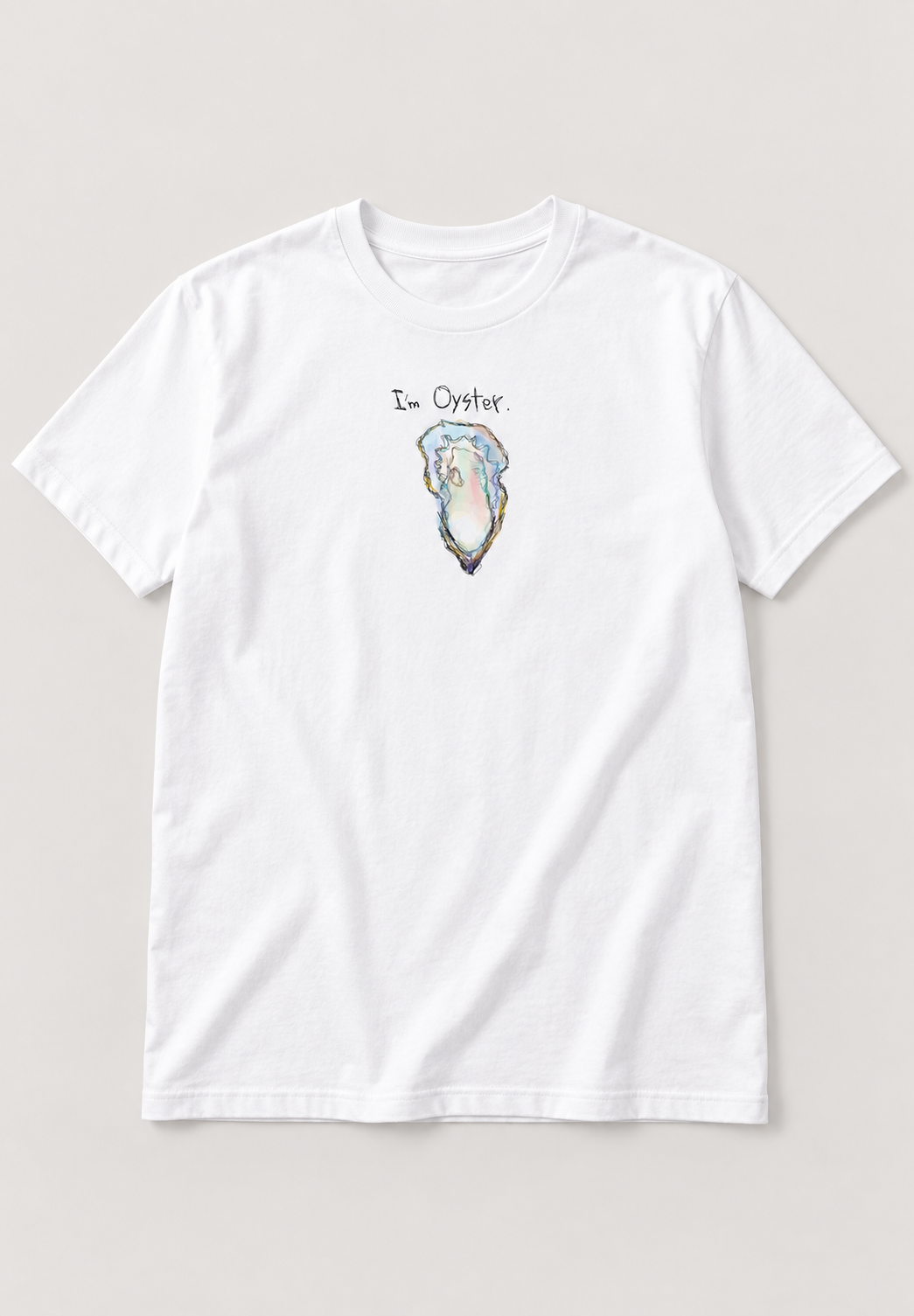 松島 彩「I'm Oyster.」Tシャツ・参考(CG)